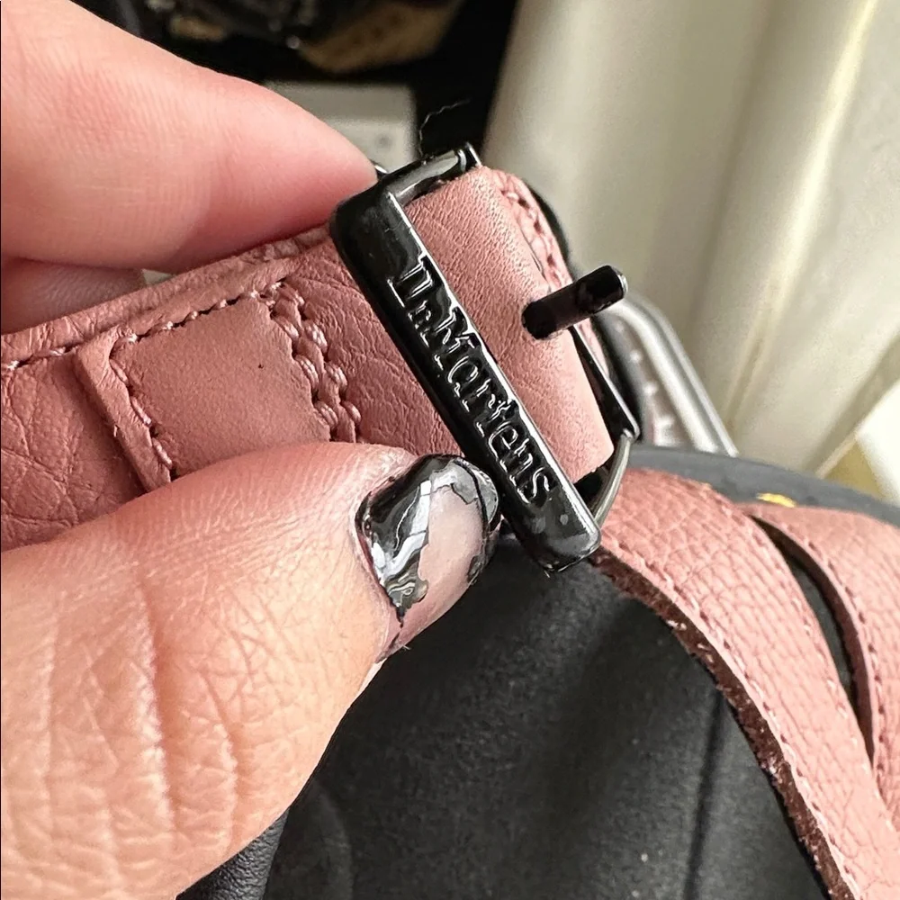 Dr.Marten’s SoftWair With Bouncing Soles Pink and Black Strappy Sandals - Picture 12 of 12